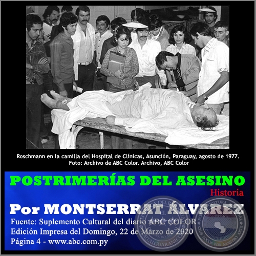 POSTRIMERÍAS DEL ASESINO - Por MONTSERRAT ÁLVAREZ - Domingo, 10 de Mayo de 2020